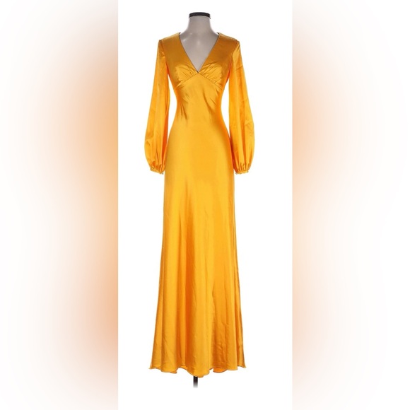 Mac Duggal‎ Marigold Maxi in Size 2 $398 NWT - Picture 2 of 5